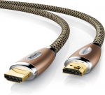 Csl - 5m premium hdmi kaabel 2.0b uhd 4k - high speed ethernetiga - hdmi 2.0b 2.0a 2.0 1.4a - 4k ultra hd 2160p full hd 1080p - kolmekordselt varjestatud kaabel - 3d arc cec - vaskdisain