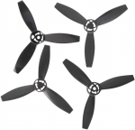 Rc drooni propelleri laba propeller parrot bebop 2 droonile, 4 t&uuml;&uuml;pi, 3 v&auml;rvi, must, rc quadcopter drooni propelleri laba uuendusosad, 4 tk/komplekt