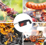 Nikou bbq &otilde;hupuhur kaasaskantav k&auml;eshoitav elektriline bbq ventilaator &otilde;hupuhur v&auml;ljas telkimiseks pikniku bbq toiduvalmistamise t&ouml;&ouml;riist