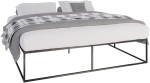 Metallvoodi Scala 200x200x46 cm, Juoda