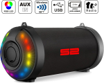 S2-digital S-tube Led v&auml;litingimustes bluetooth k&otilde;lar fm-raadio ja rgb led valgusefektiga