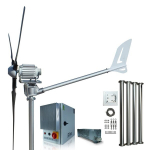 24V Istabreeze WindSafe 1500W tuuleturbiini komplekt plii- ja geelakudele