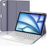 Jademall Klaviatuur Ipad Air 11 - Juhtmevaba klaviatuur puuteplaadiga Ipad Air 11 m2 2024 / Air 11 m3 2025 jaoks, kaitse&uuml;mbris pliiatsi hoidjaga, Qwertz saksa