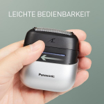 Panasonic Es-acm3bw503 Series 700 kompaktne pardel kolme teraga, m&auml;rg- ja kuivpardel meestele, habeme tiheduse sensor+, Ipx7 veekindel, Usb-c laadimine, Ac Usb toiteplokk, valge