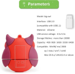 USB pulk Leizhan 8gb Usb 2.0 m&auml;lupulk, 5tk, loomadisain