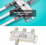 Sg Store 1 komplekt 3-suunaline antennijagaja tv jagaja koaksiaalkaabel tv dvb-t2 dvbc f doaxial pistikupesa tv catv satelliit