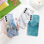 Xylota 3 tk mobiiltelefoni &uuml;mbrise komplekt samsung galaxy s21 fe 5g 6.4 tolli jaoks, l&auml;bipaistev esteetilise marmorimustriga &uuml;mbris, pehme silikoonist &uuml;li&otilde;huke tpu p&otilde;rutuskindel kriimustuskindel kaitse&uuml;mbris