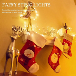 Led Fairy Garland, 2 tk., 5m, 50 Led, patareid, soe valge