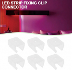 Create idea 50 led riba kinnitusklambri hoidiku pistiku komplekt 10 mm neoonvalgustuse kinnitamiseks igat t&uuml;&uuml;pi valgusribadele 2835 neoonvalgustuse kinnitamiseks 220 v cob plastikust pannal