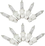 Shuohui asenduspirn miniatuursetele valgustitele, 3,5 V, 0,12 A / 0,42 W, blisterpakend / pistikupesa, soe valge (10 tk)