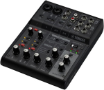 Helikaart Yamaha Ag06mk2 6 kanaliga otse&uuml;lekande mikser Usb heliliidesega - windowsile, macile, iosile ja androidile - must