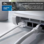 Csl Interneti-kaabel: Tae-f kuni Rj45, 10m, valge