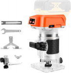 Akutrell dewalt 20 v akule, 800 w freesitrimmer, &uuml;hek&auml;eline frees, harjadeta mootor, elektriline k&auml;sil&otilde;ikur, puidulamineerija, peopesafrees