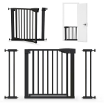 Tulano Guardian 3.0 turvav&auml;rav lastele - ilma puurimiseta, automaatselt sulguv, 75&ndash;110 cm, must