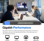 Linksys Lgs124-eu 24 pordiga haldamata gigabitine v&otilde;rgul&uuml;liti - etherneti l&uuml;liti / jaotur metallkorpusega - paigaldamine seinale v&otilde;i lauale kontoris v&otilde;i kodus, plug and play