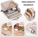 Golf Quality seljakott naistele s&uuml;learvuti seljakott 14 tolli veekindel seljakott naistele suur koolikott s&uuml;learvuti sahtliga t&ouml;&ouml;reisideks &uuml;likooli &otilde;petaja kott, roosa hall p&auml;evakott