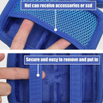 Aenllosi k&otilde;va &uuml;mbris samsung t7/t7 touch/t7 shield/t9 portable ssd jaoks (ainult kott) (sinine)