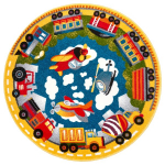 Hanse Home laste vaip Happy Locomotion, sinine, 133 cm