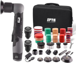 Akutoitega poleerimismasin, nurga poleerija, Spta 12 V mini akutoitega ekstsentriline poleerija 25 mm/50 mm/80 mm poleerimispadja/poleerimisk&auml;snaga/villakettaga, autode, m&ouml;&ouml;bli poleerimiseks Ld104de-v2