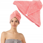 Decortrend mikrokiust pehmest materjalist juukser&auml;tik-turban
