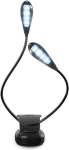 Kaasaskantav led lugemislamp raamatuklamber raamatulamp klambervalgusti 8 led usb klambrilambiga noodipuldi lamp klaverilamp raamatutuled 2 haru 360&deg; paindlik &ouml;iseks voodis lugemiseks