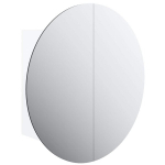 vannitoakapp &uuml;mmarguse peegli ja LED-iga, valge, 40x40 x17,5 cm CFE5651618