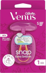 Venus gillette extra smooth snap raseerija, 1 v&auml;ike k&auml;epide, 1 vahetuspea, 5 tera, v&auml;ga sile raseerimine