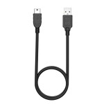 MINI USB kaablid - Phonillico - 3 tk komplekt - &Uuml;hilduv Canon IXUS - 1 meeter - Must