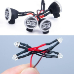 Zuolan 1/24 Rc auto esituled kleebisega Led &uuml;mmargused katusevalgustid Axial Scx24 Axi00001 Rc roomikauto uuendus tarvikutele