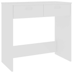 kirjutuslaud，arvutilaud, valge, 80 x 40 x 75 cm, tehispuit CFE9341400
