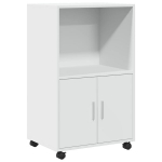 ratastel kapp, valge, 55x40x91 cm, tehispuit CFE552767