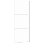 liuguks, valge, 90 x 205 cm, karastatud klaas ja alumiinium CFE395555