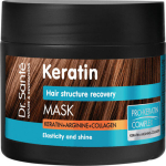 Taastav mask kahjustatud juustele Dr. Sante Keratin, 300 ml