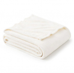 EMEMA fliisist tekk 130x150 cm, valge