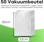 Vaakumkott, hoiukott proficook pc-vk eb 1015 jaoks, 22x30 cm
