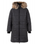 Lenne laste mantel 250g Liliana 24359 A*955, must