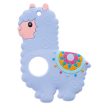 BOCIOLAND Peen rinnanhammaslelu silikonista ienten hieronta LAMA sininen