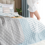 Dekoratiivne pleed Markizeta, 220x240 cm, sinine