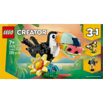 LEGO Creator 3-in-1 31173 Vahvad Loomad: Troopiline Tukan - M&auml;ng alates 7. eluaastast