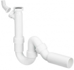 Valamu sifoon pesumasina&uuml;hendusega Viega 1 1/4 x 50, valge