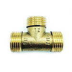 Messingist T-liitmik 1/2" M/M/M