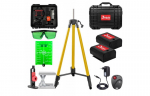 Joonlaserloor BOXER LaserPro statiiviga, 4D, 16 joont, 25 m, 2 akut, piiratud v&auml;ljaanne