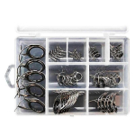 40 tk / komplekt Kalastusvarda juhendid Tip 8 Suurused Pole Repair Kit Line Rings Eyes Set R&otilde;ngad Roostevabast terasest