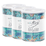 Vaha depilatsiooniks Italwax TIN LIPO WAX FLEX Aquamarine, 800g x3