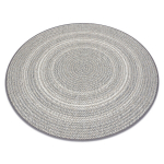 &Uuml;mmargune vaip SISAL FLAT 48837637 Boho, punutud, plecionka hall