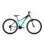 Noorte jalgratas TABOU Venom 1.0 W, 27,5" must-t&uuml;rkiis, 14+ a