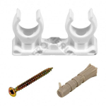 Topeltklamber 22 mm torule - 5 tk komplekt