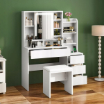 Kosmeetikalaud, Fluxar home, DR-1142, valge