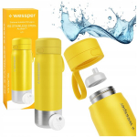 Wessper komplekt teraspudel 0,7L kollane + pudelifiltri padrun