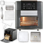 LIVMAN QF-313 praadimiseks, r&ouml;stimiseks ja &uuml;lessoojendamiseks l&auml;bipaistva k&uuml;psetusakna, puutetundliku ekraani, reguleeritava temperatuuri ja eelseadistatud k&uuml;psetusrežiimidega, 12l, 1600W